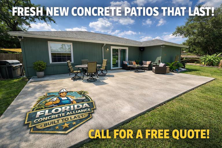 Concrete patio — Florida Concrete Alliance